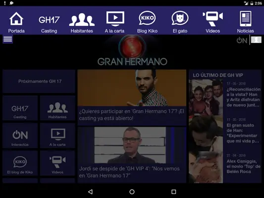 Gran Hermano android App screenshot 2